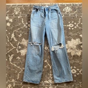 Abercrombie Relaxed High-rise Denim Jeans